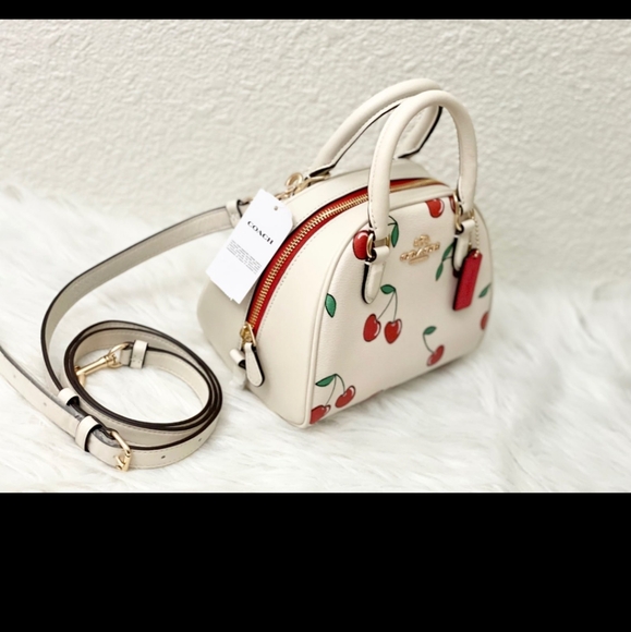 πππCoACH Cherry satchel πππ limited style - Picture 4 of 6